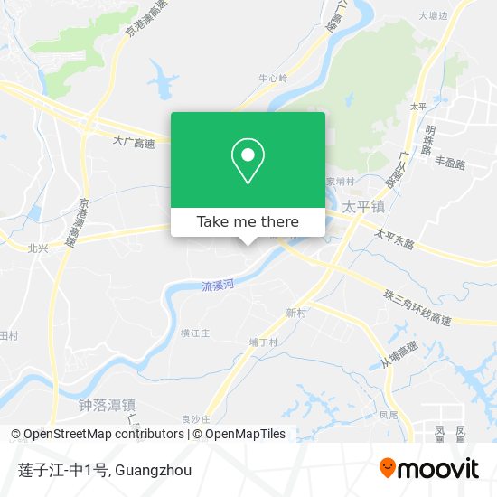 莲子江-中1号 map