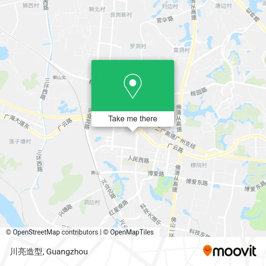 川亮造型 map