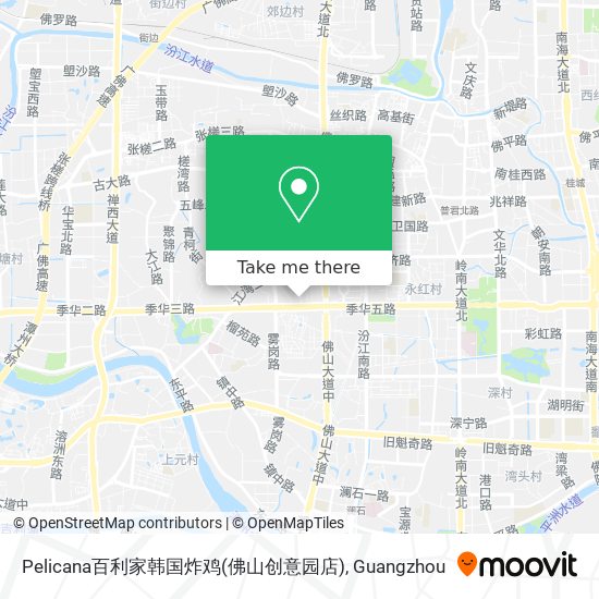 Pelicana百利家韩国炸鸡(佛山创意园店) map