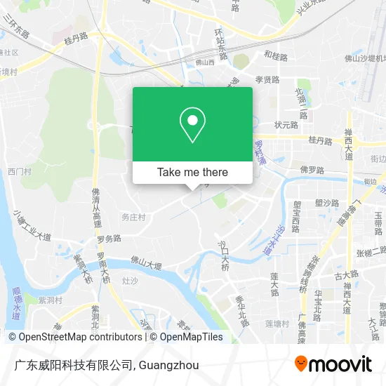 广东威阳科技有限公司 map