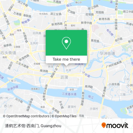 潘鹤艺术馆-西南门 map