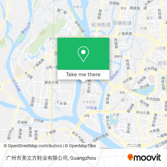 广州市美立方鞋业有限公司 map