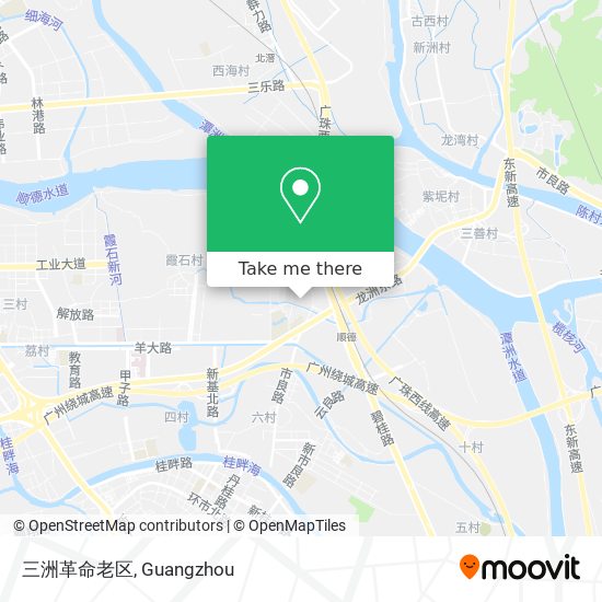 三洲革命老区 map