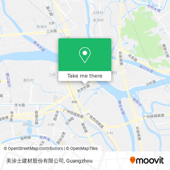 美涂士建材股份有限公司 map