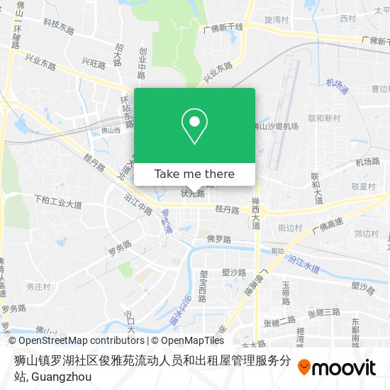 狮山镇罗湖社区俊雅苑流动人员和出租屋管理服务分站 map
