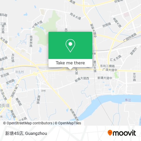 新塘4S店 map
