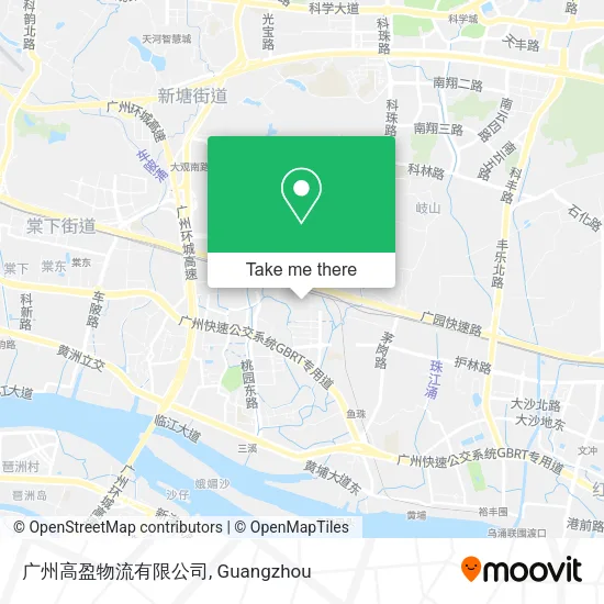 广州高盈物流有限公司 map