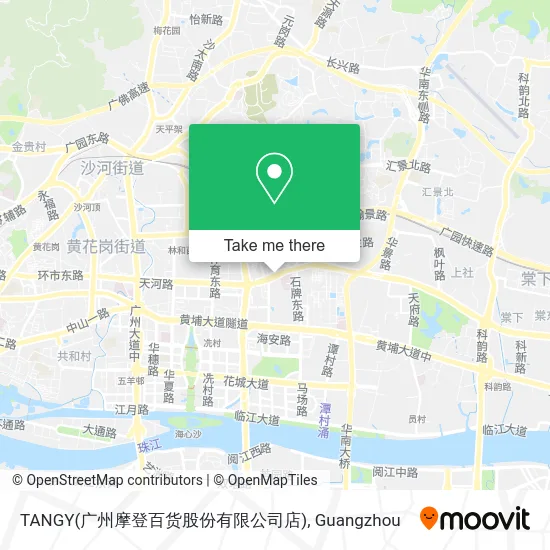 TANGY(广州摩登百货股份有限公司店) map