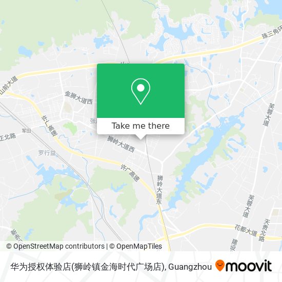 华为授权体验店(狮岭镇金海时代广场店) map