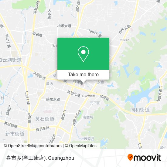 喜市多(粤工康店) map