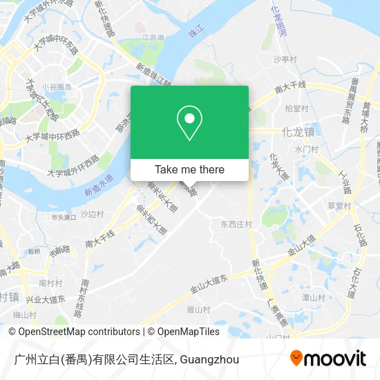 广州立白(番禺)有限公司生活区 map
