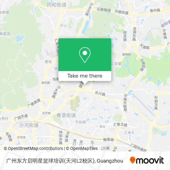 广州东方启明星篮球培训(天河L2校区) map