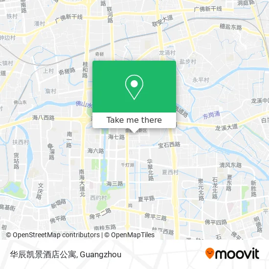 华辰凯景酒店公寓 map