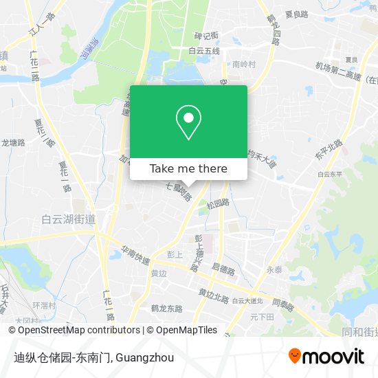 迪纵仓储园-东南门 map