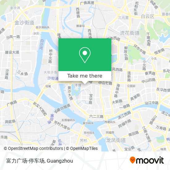 富力广场-停车场 map
