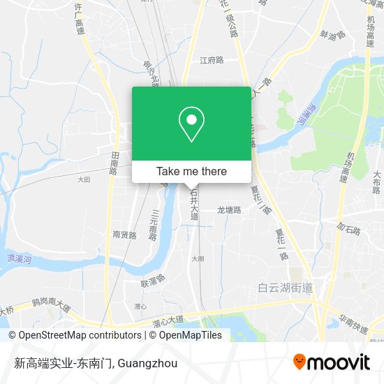 新高端实业-东南门 map
