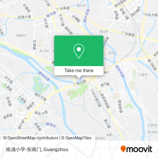 南涌小学-东南门 map