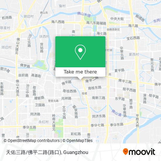 天佑三路/佛平二路(路口) map
