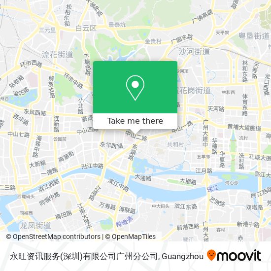 永旺资讯服务(深圳)有限公司广州分公司 map