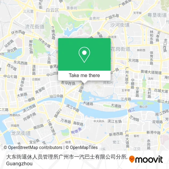 大东街退休人员管理所广州市一汽巴士有限公司分所 map