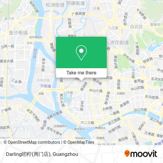 Darling咑柠(周门店) map
