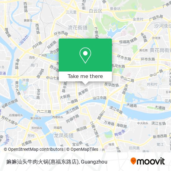 嫲嫲汕头牛肉火锅(惠福东路店) map