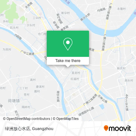 绿洲放心水店 map