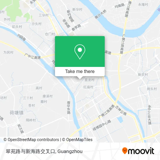 翠苑路与新海路交叉口 map