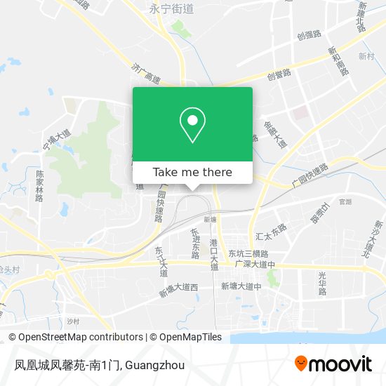 凤凰城凤馨苑-南1门 map
