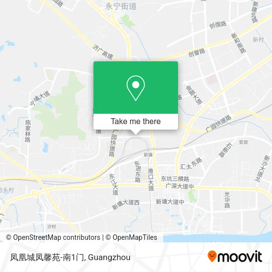 凤凰城凤馨苑-南1门 map