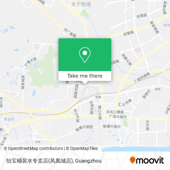 怡宝桶装水专卖店(凤凰城店) map