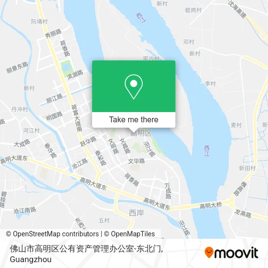 佛山市高明区公有资产管理办公室-东北门 map