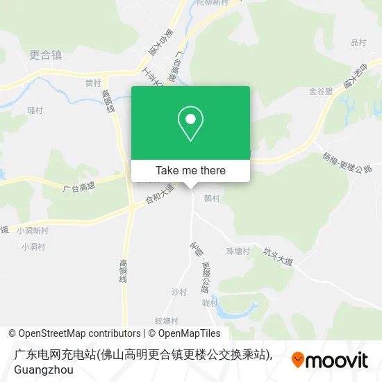 广东电网充电站(佛山高明更合镇更楼公交换乘站) map