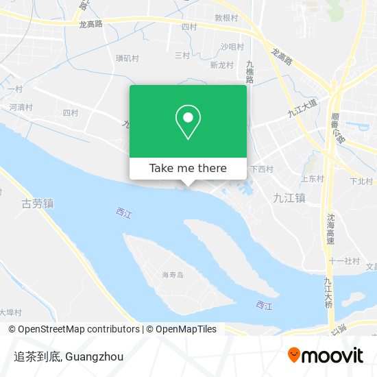 追茶到底 map