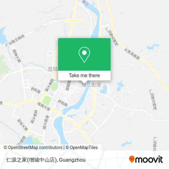 仁源之家(增城中山店) map