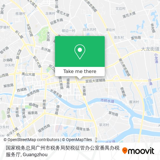 国家税务总局广州市税务局契税征管办公室番禺办税服务厅 map