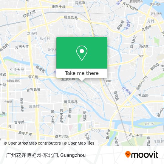 广州花卉博览园-东北门 map