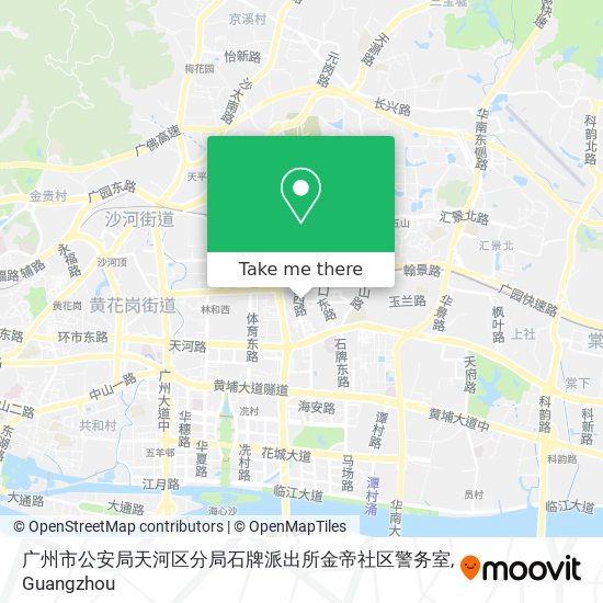 广州市公安局天河区分局石牌派出所金帝社区警务室 map