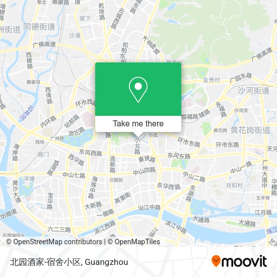 北园酒家-宿舍小区 map
