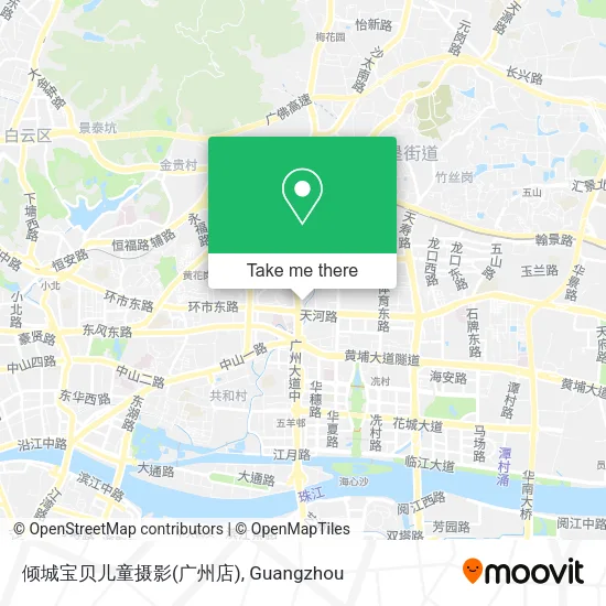 倾城宝贝儿童摄影(广州店) map