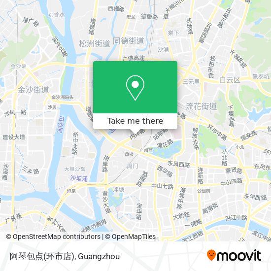 阿琴包点(环市店) map