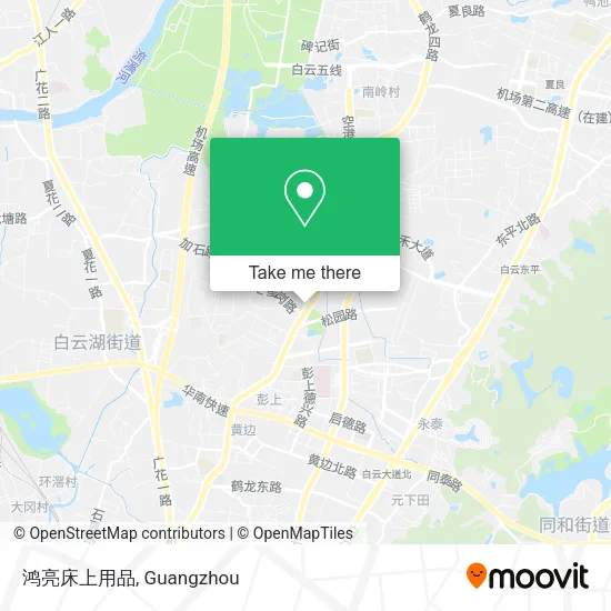 鸿亮床上用品 map