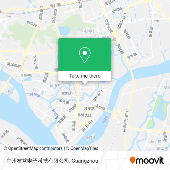 广州友益电子科技有限公司 map