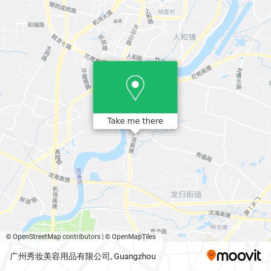 广州秀妆美容用品有限公司 map