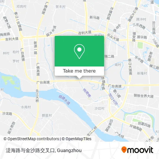 湜海路与金沙路交叉口 map