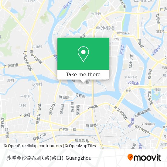 沙溪金沙路/西联路(路口) map