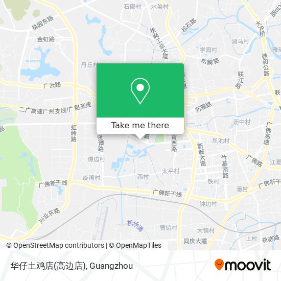 华仔土鸡店(高边店) map