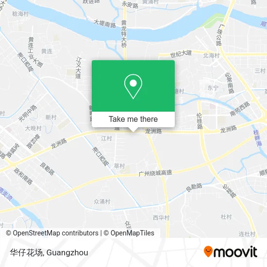 华仔花场 map