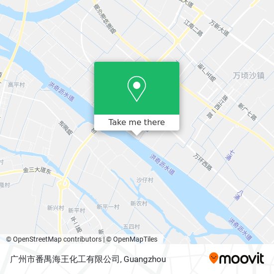 广州市番禺海王化工有限公司 map