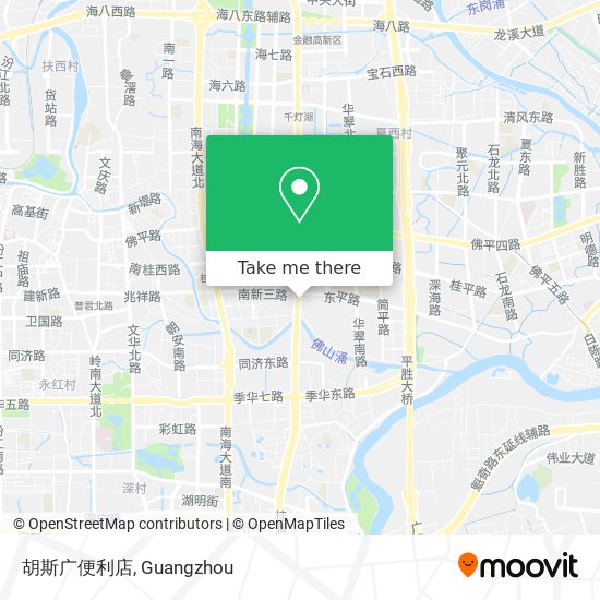 胡斯广便利店 map